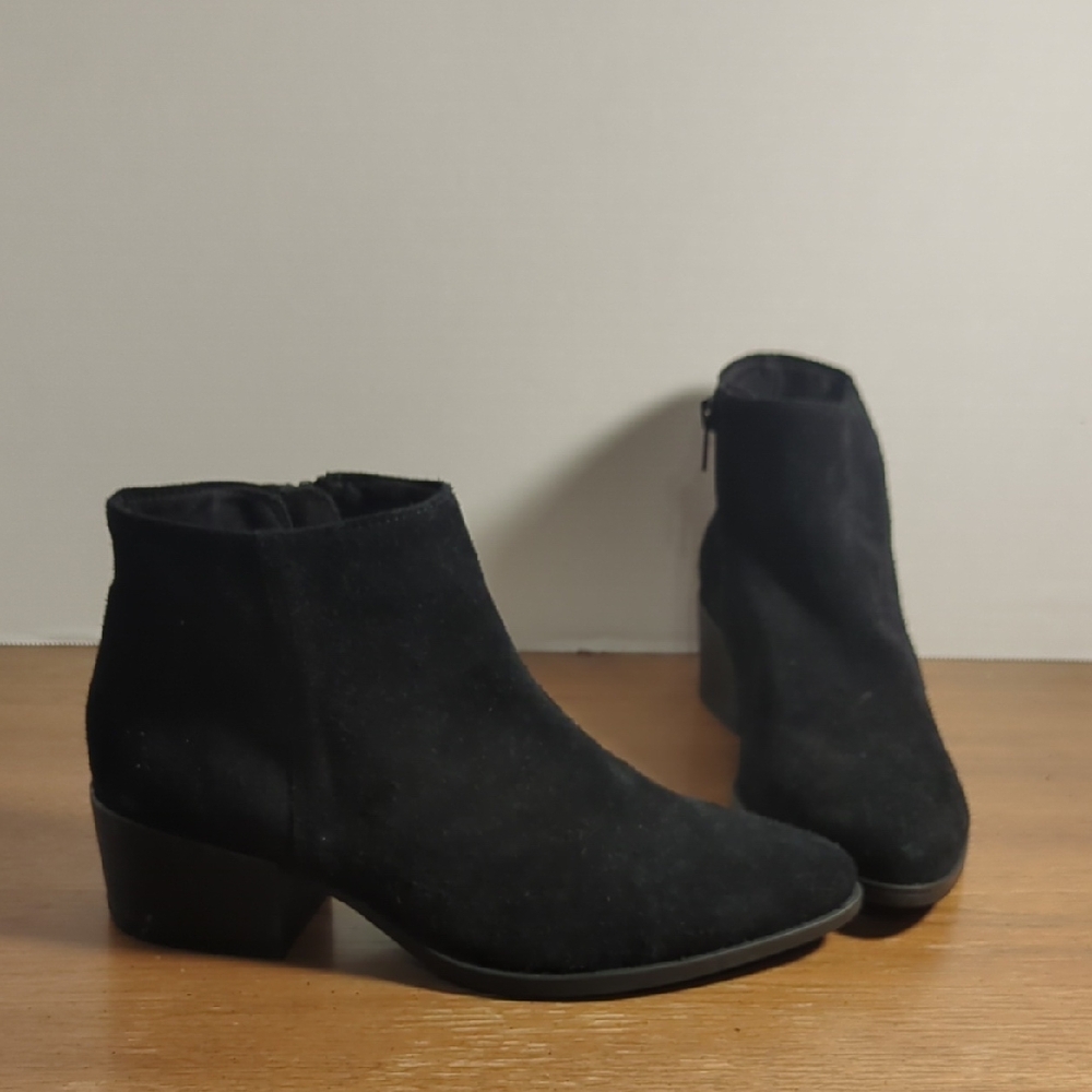 New Urban Outfitters Vagabond Marja Women's Black Suede Ankle Boots Eur 37